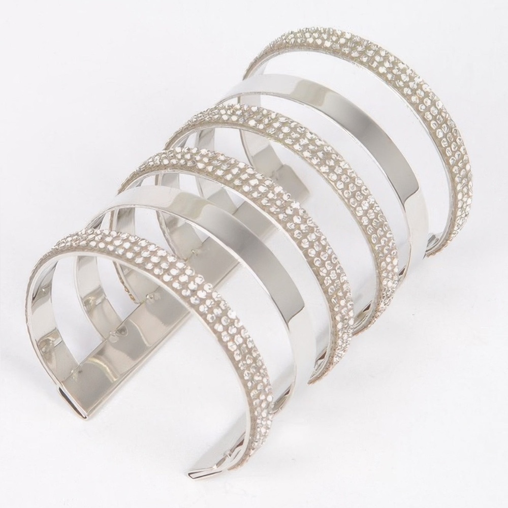 Rhinestone Metal Cuff
